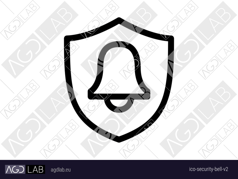 Security bell alternative version icon