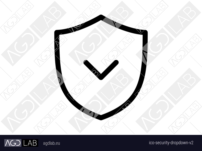 Security dropdown alternative version icon