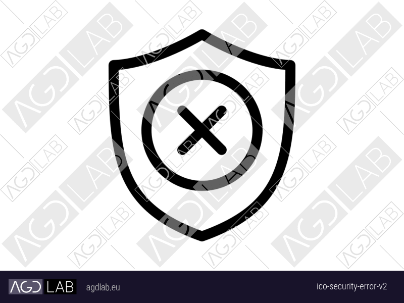 Security error alternative version icon