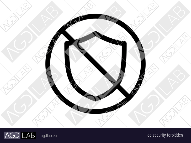 Security forbidden icon