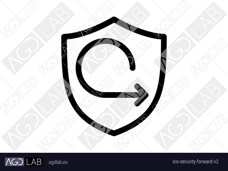Security forward alternative version icon