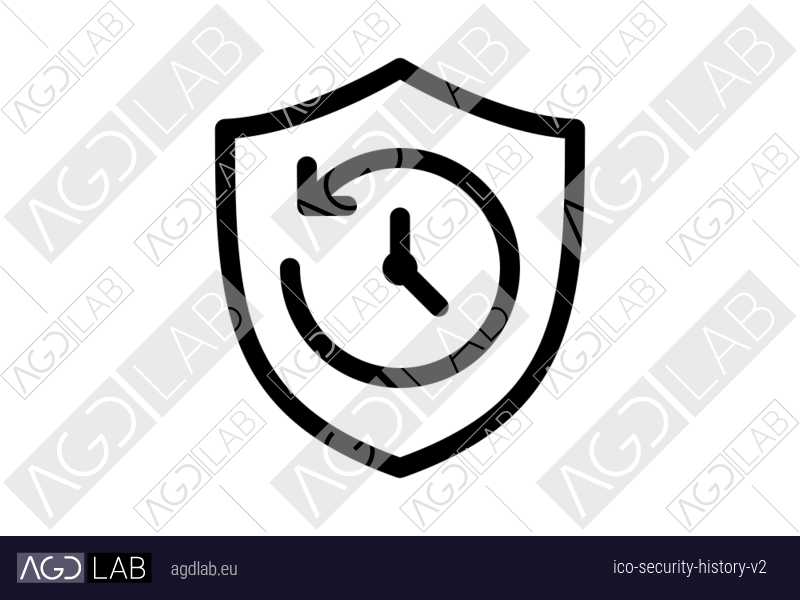 Security history alternative version icon