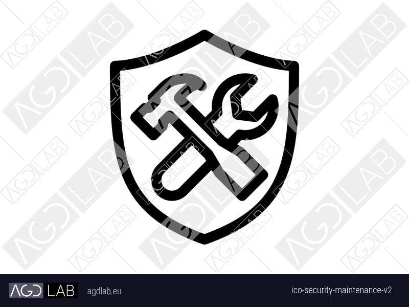 Security maintenance alternative version icon