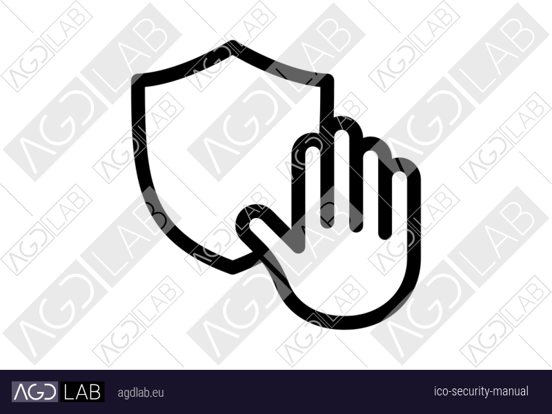 Security manual icon