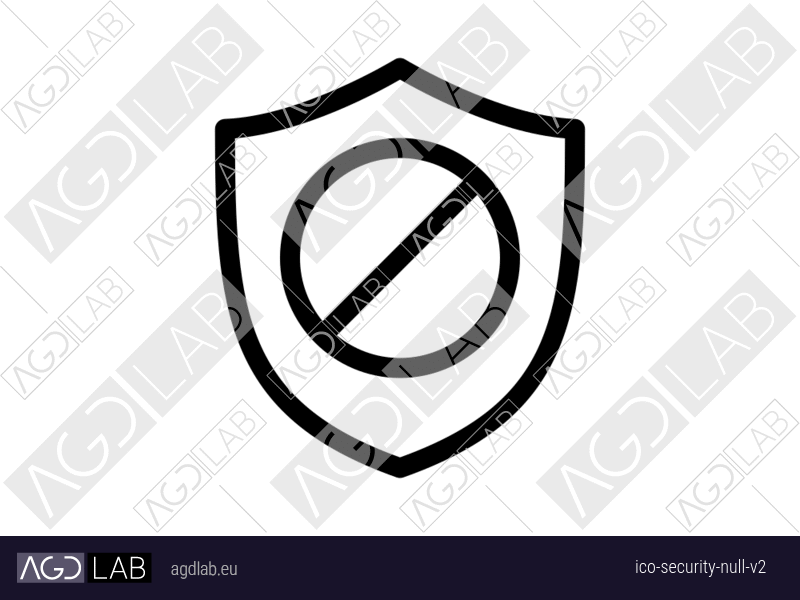 Security null alternative version icon