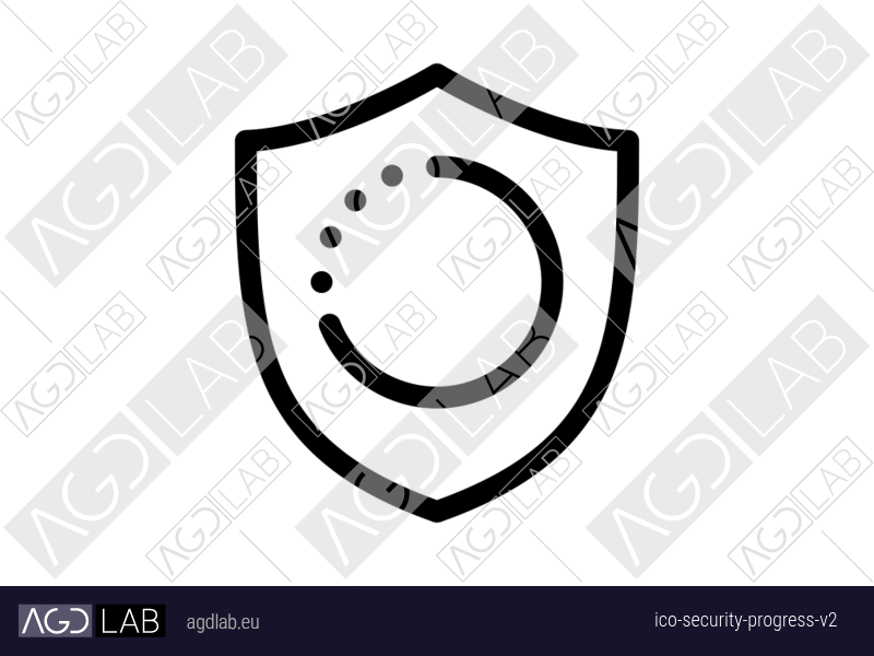 Security progress alternative version icon