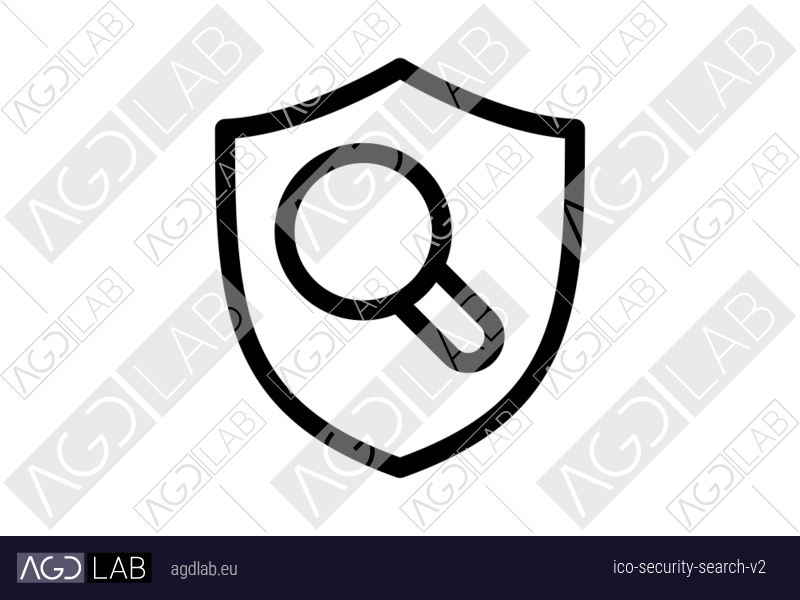 Security search alternative version icon