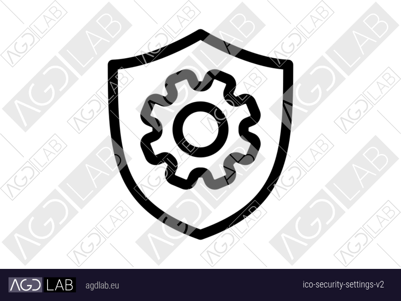 Security settings alternative version icon