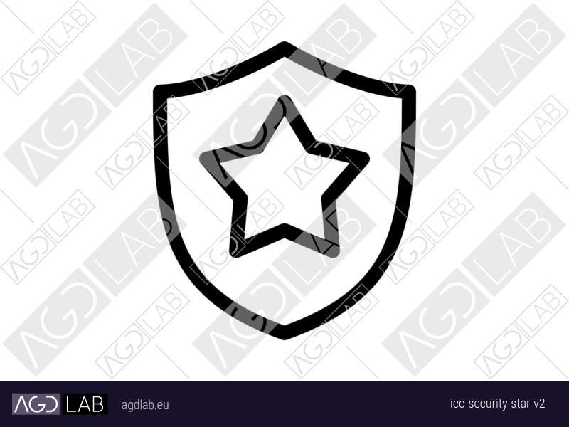 Security star alternative version icon