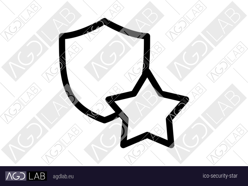 Security star icon