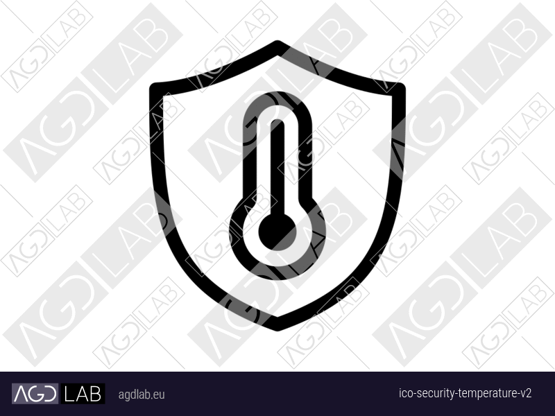 Security temperature alternative version icon