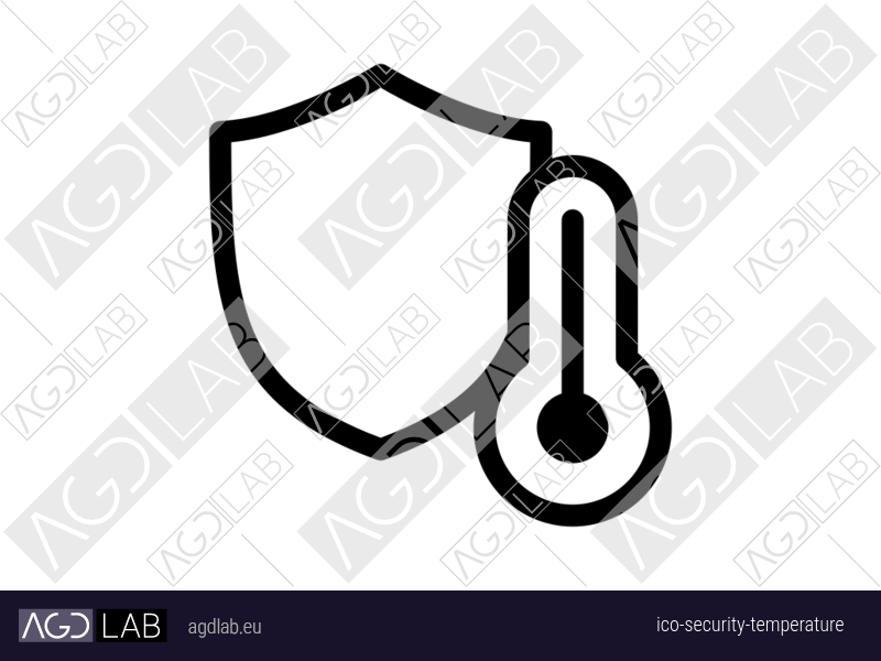Security temperature icon