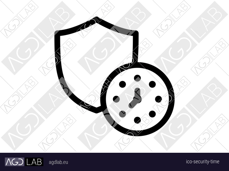 Security time icon