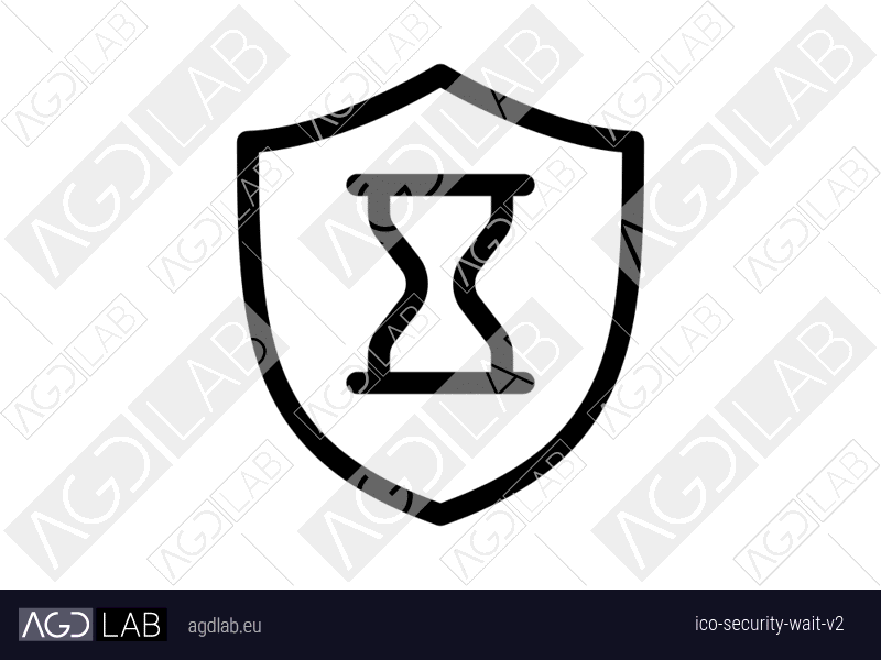 Security wait alternative version icon