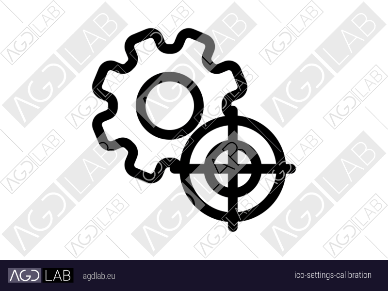 Settings calibration icon