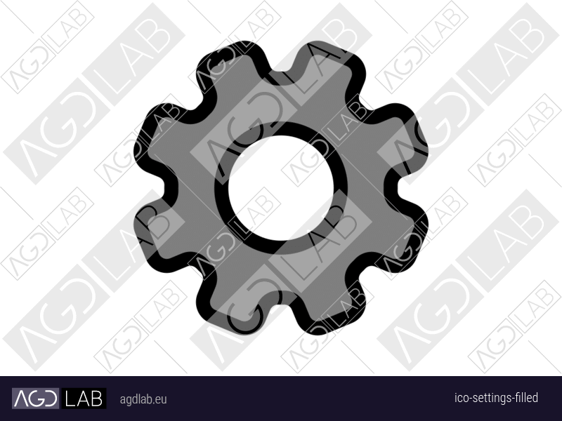 Settings filled icon