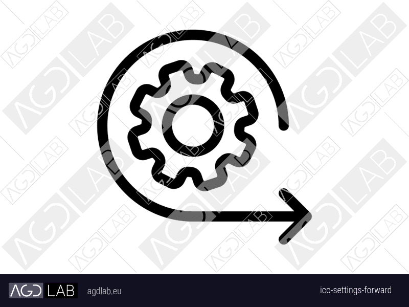 Settings forward icon