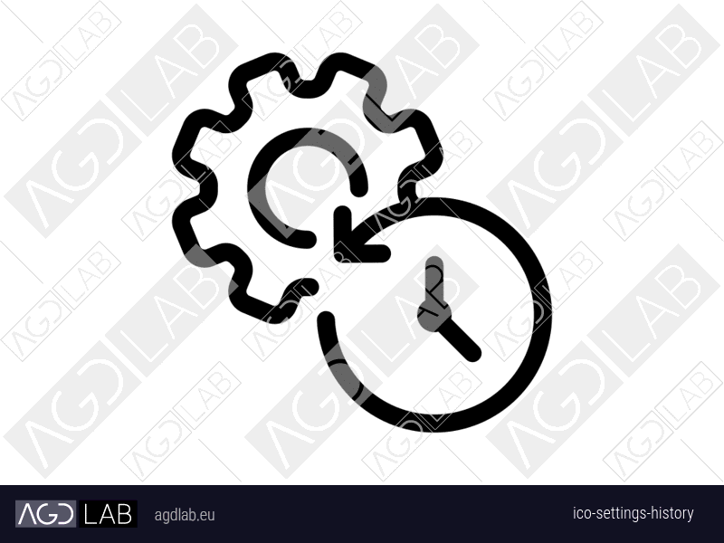 Settings history icon