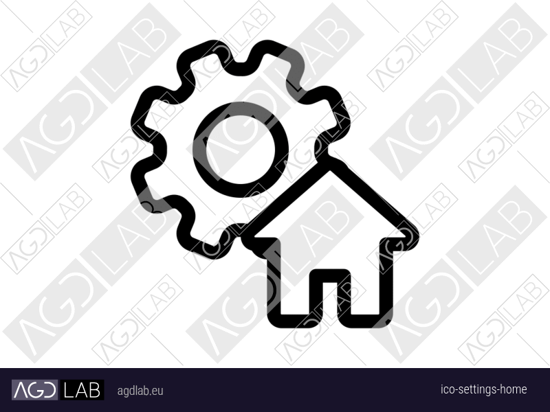 Settings home icon