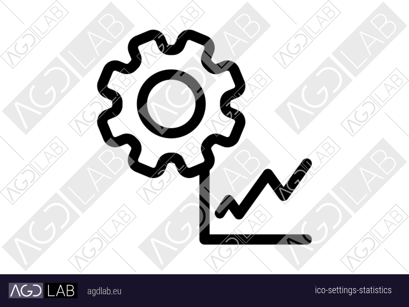 Settings statistics icon