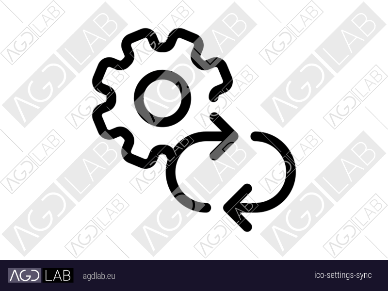 Settings sync icon
