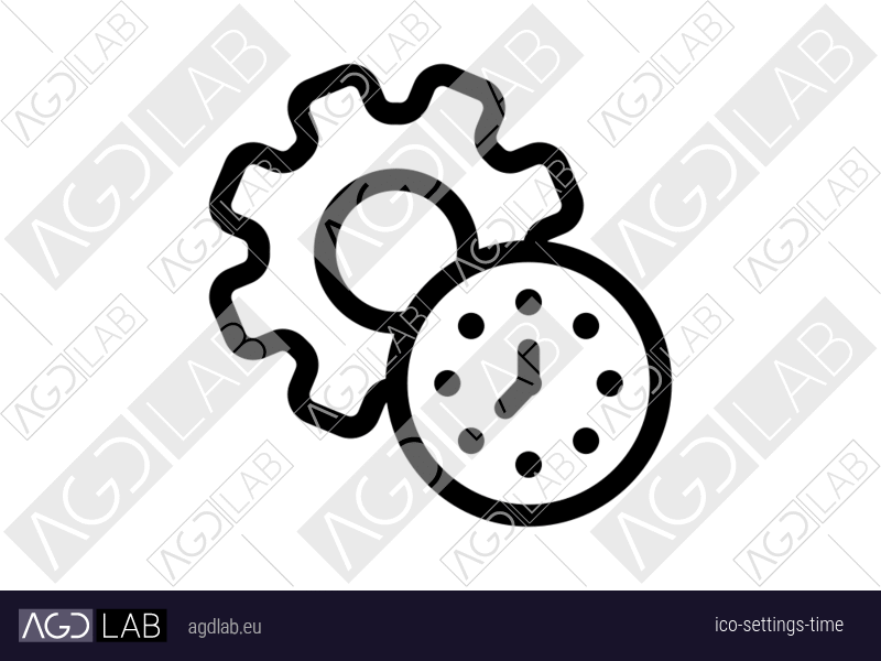 Settings time icon