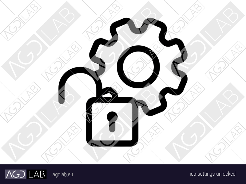 Settings unlocked icon