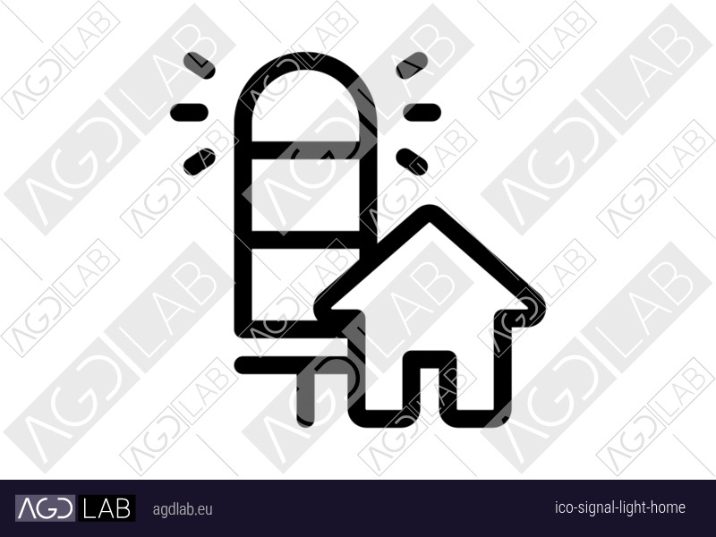 Signal light home icon