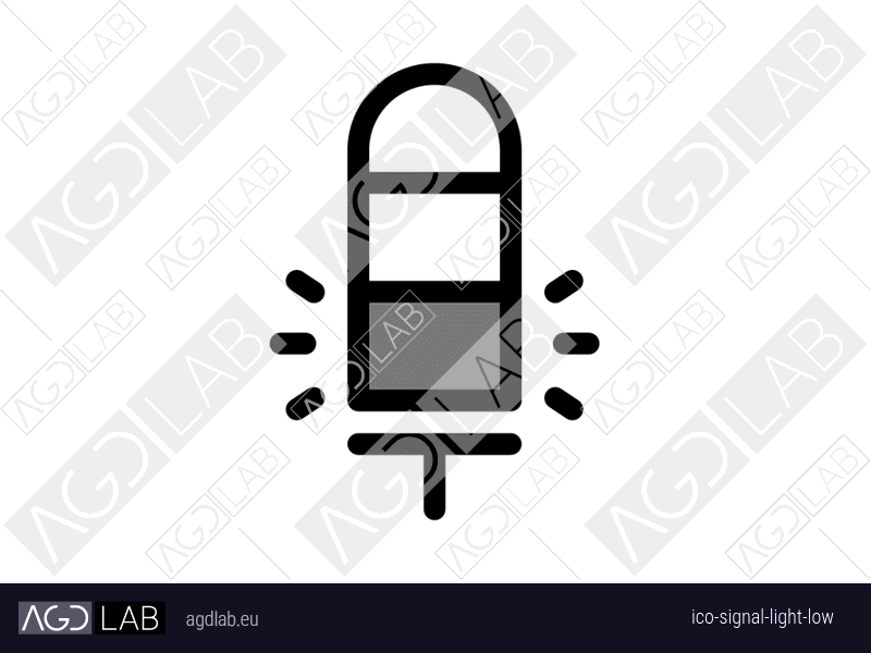 Signal light low icon