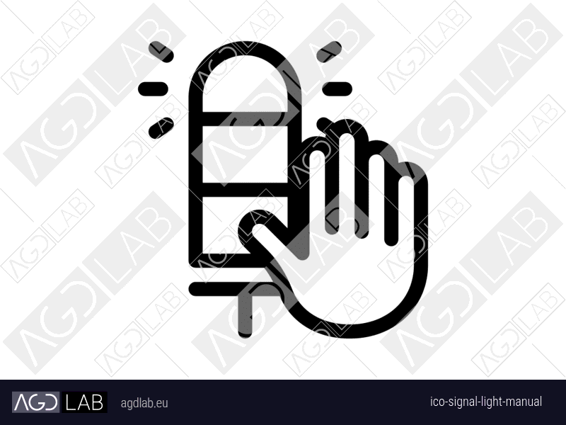 Signal light manual icon