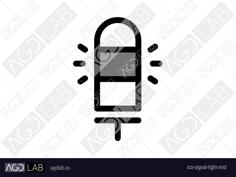 Signal light mid icon