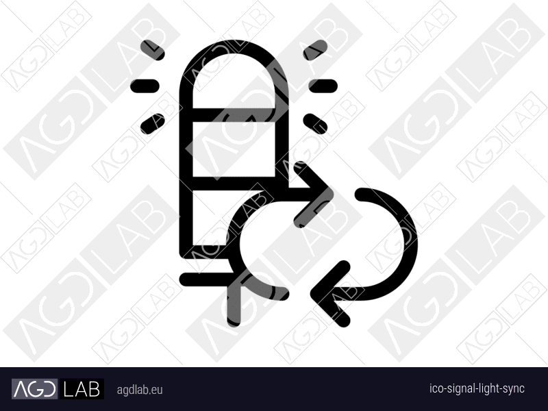 Signal light sync icon