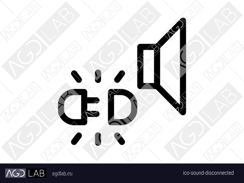 Sound disconnected icon