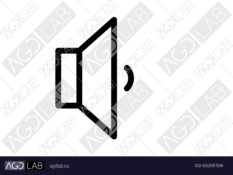Sound low icon