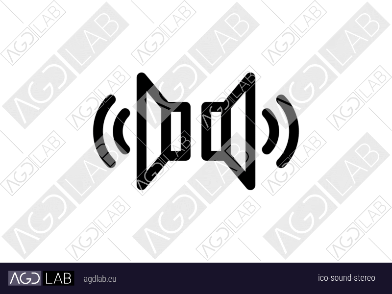 Sound stereo icon