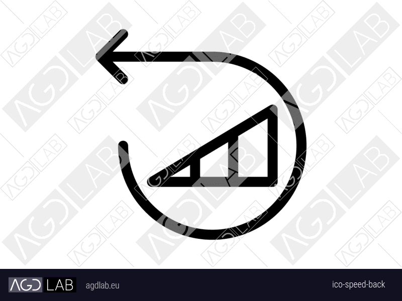 Speed back icon