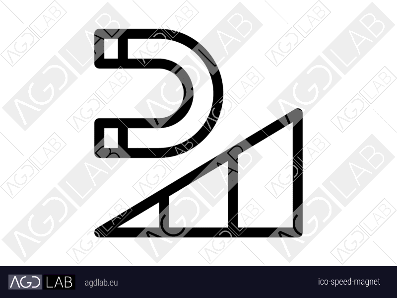 Speed magnet icon