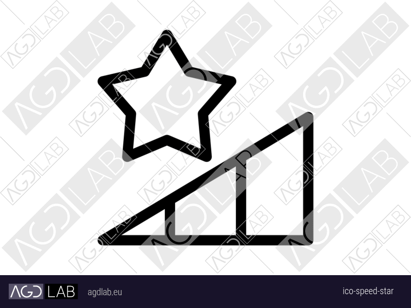 Speed star icon