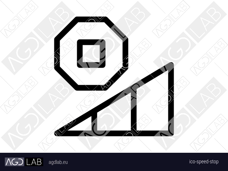 Speed stop icon