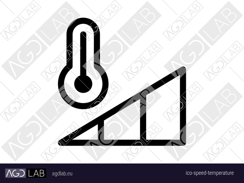 Speed temperature icon