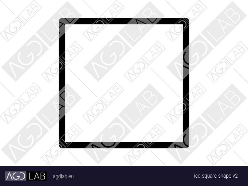 Square shape alternative version icon