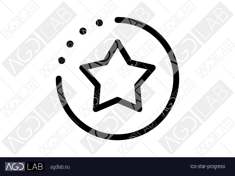 Star progress icon