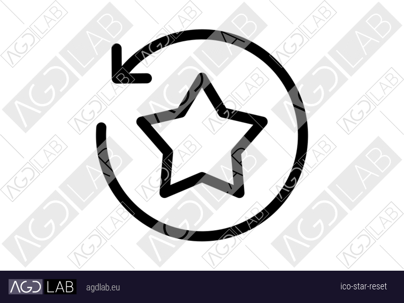 Star reset icon