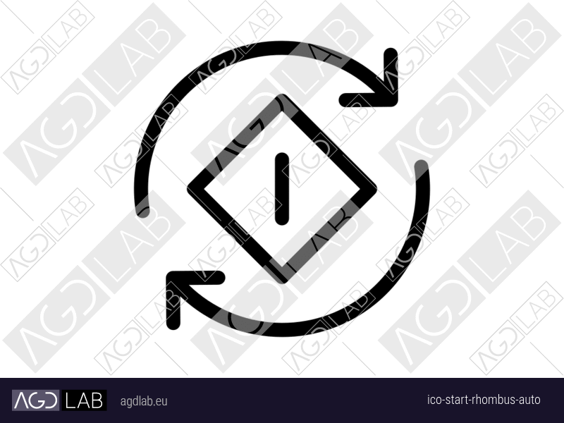 Start rhombus auto icon