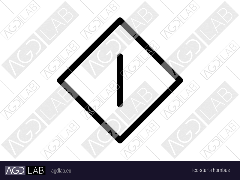 Start rhombus icon