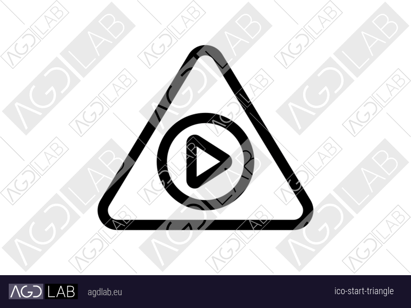 Start triangle icon