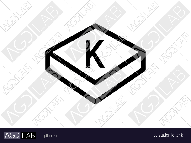 Station letter K icon