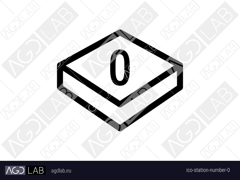 Station number 0 icon