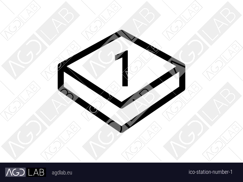 Station number 1 icon