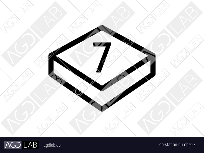 Station number 7 icon